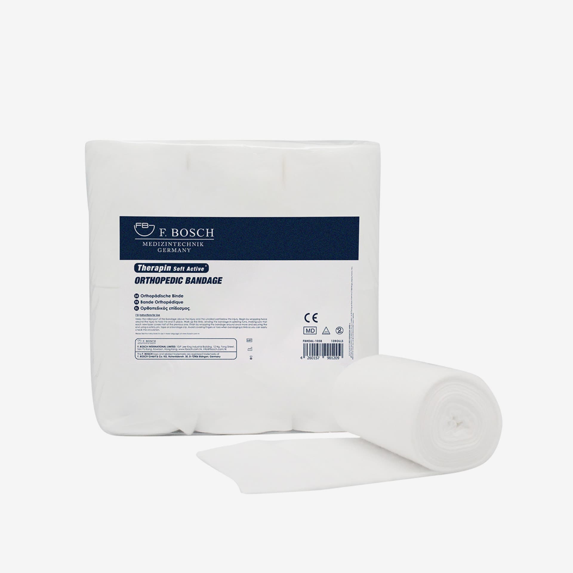 FBHEAL-1060: F. Bosch Therapin Soft Active® Orthopedic Bandage, 15cm x 2.7m