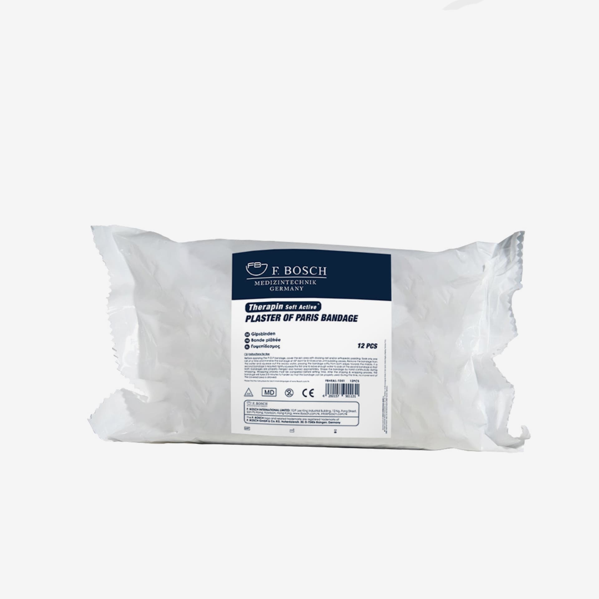 FBHEAL-1053: F. Bosch Therapin Soft Active® Plaster of Paris Bandage, 20cm x 3m